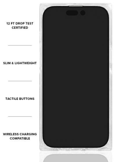 Rainbow Confetti Tortoise SQUARE Phone Case #iPhone 17 + MagSafe