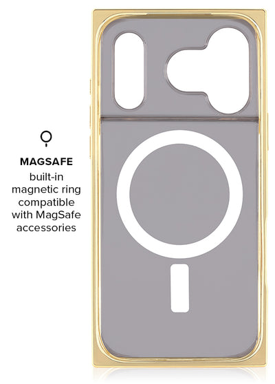 Gilded Fuchsia SQUARE iPhone Case #iPhone 17 Pro + MagSafe
