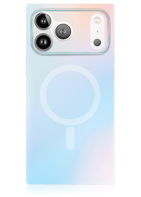 FLAUNT iPhone用ケース アイリデッセントサテン SQUARE Iridescent Satin SQUARE® iPhone Case - FLAUNT cases