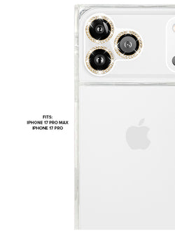 Gold Crystal Camera Lens Protectors #iPhone 17 Pro Max / 17 Pro / 16 Pro Max / 16 Pro / 15 Pro Max / 15 Pro