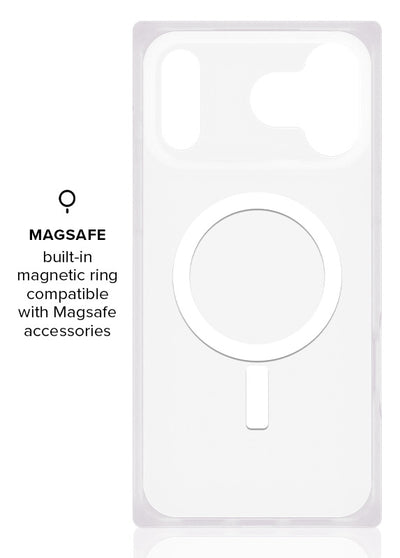 White Square iPhone Case #iPhone 17 Pro Max + MagSafe,iPhone 17 Pro + MagSafe