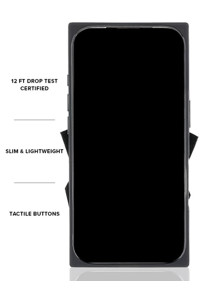 Black Velvet Bow Brilliance SQUARE iPhone Case #iPhone 17