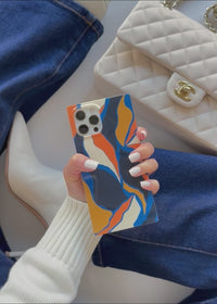 ["Navy", "Blossom", "SQUARE", "iPhone", "Case"]