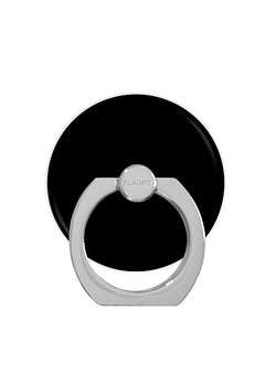 Black Patent Phone Ring