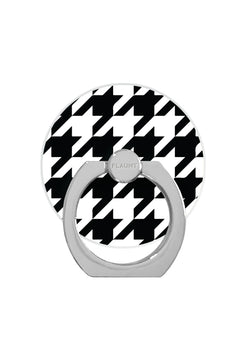 Houndstooth Adhesive Phone Ring Stand