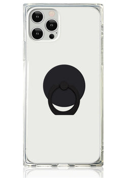 Matte Black Adhesive Phone Ring Stand