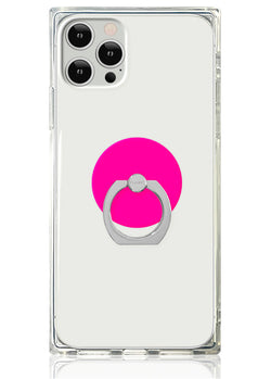 Neon Pink Adhesive Phone Ring Stand