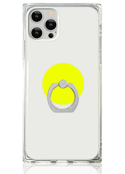 Neon Yellow Adhesive Phone Ring Stand