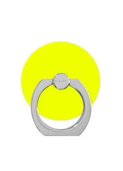 Neon Yellow Adhesive Phone Ring Stand