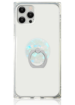 Opal Shell Adhesive Phone Ring Stand