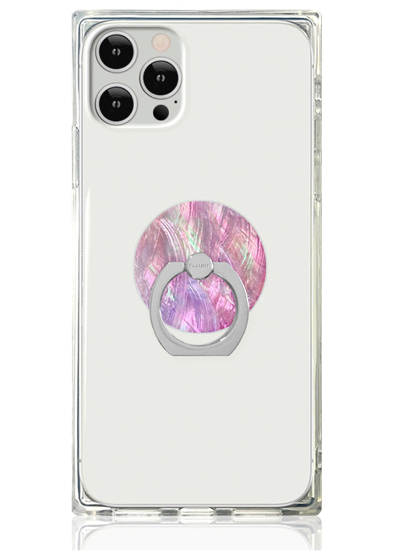 Pink Mother of Pearl Phone Ring Holder FLAUNT cases