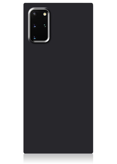 Matte Black Square Samsung Galaxy Case #Galaxy S20 Plus