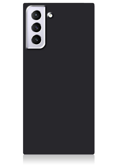 Matte Black Square Samsung Galaxy Case #Galaxy S22 Plus