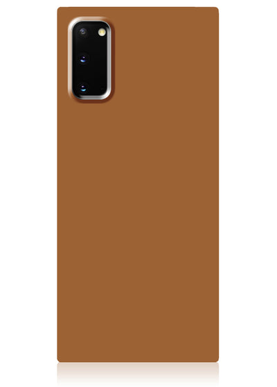 Nude Caramel Square Samsung Galaxy Case #Galaxy S20