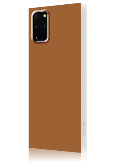 Nude Caramel Square Samsung Galaxy Case #Galaxy S20 Plus