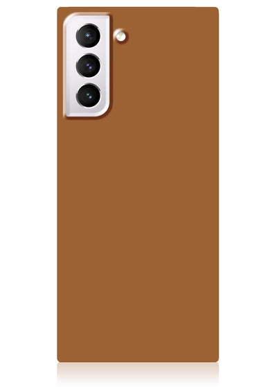 Nude Caramel Square Samsung Galaxy Case #Galaxy S21