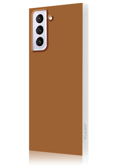 Nude Caramel Square Samsung Galaxy Case #Galaxy S21 Plus