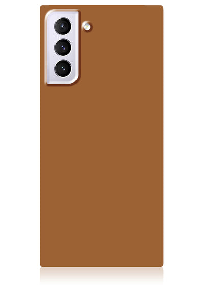 Nude Caramel Square Samsung Galaxy Case #Galaxy S21 Plus