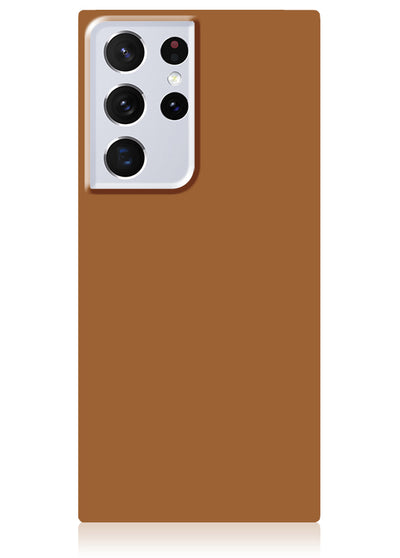 Nude Caramel Square Samsung Galaxy Case #Galaxy S22 Ultra