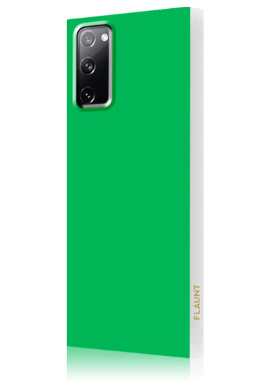 Emerald Green Square Samsung Galaxy Case #Galaxy S20 FE