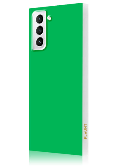 Emerald Green Square Samsung Galaxy Case #Galaxy S21