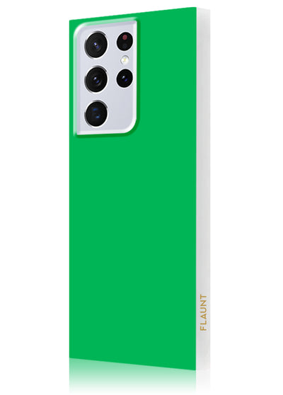 Emerald Green Square Samsung Galaxy Case #Galaxy S22 Ultra