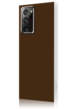 Nude Espresso Square Samsung Galaxy Case #Galaxy Note20 Ultra