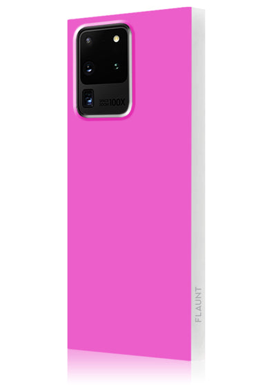 Fuchsia Square Samsung Galaxy Case #Galaxy S20 Ultra