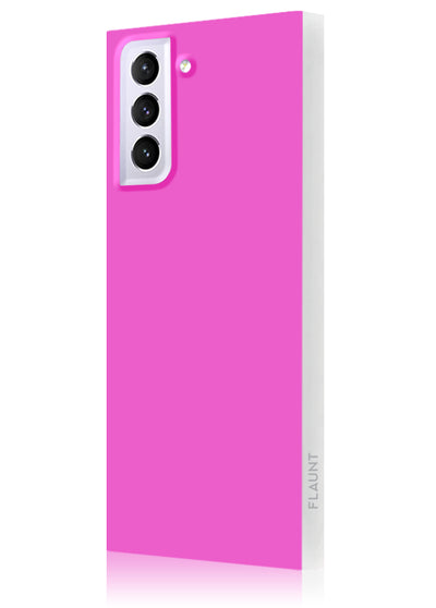 Fuchsia Square Samsung Galaxy Case #Galaxy S21 Plus