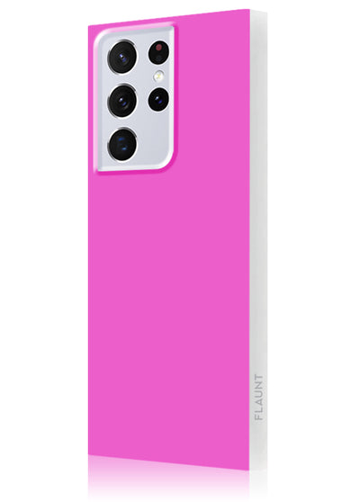 Fuchsia Square Samsung Galaxy Case #Galaxy S21 Ultra