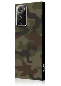 Matte Camo Square Samsung Galaxy Case #Galaxy Note20 Ultra