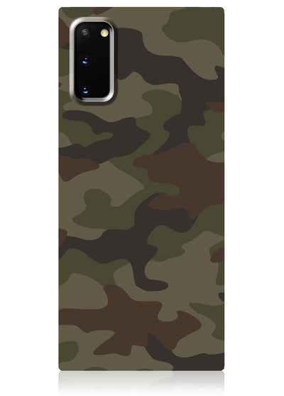 Matte Camo Square Samsung Galaxy Case #Galaxy S20