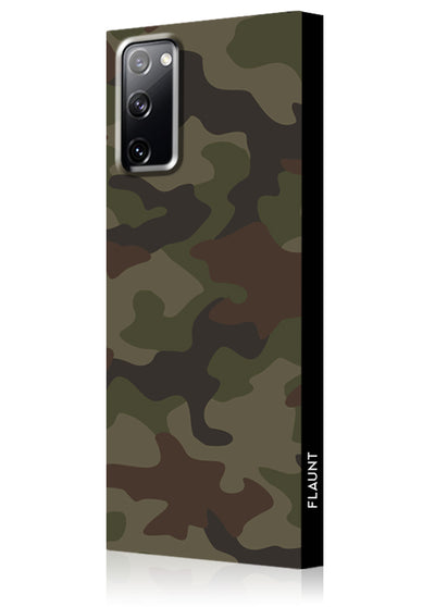 Matte Camo Square Samsung Galaxy Case #Galaxy S20 FE