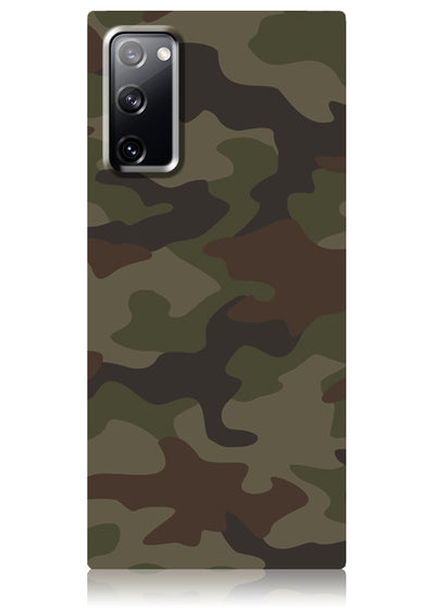 Matte Camo Square Samsung Galaxy Case #Galaxy S20 FE