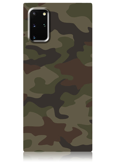 Matte Camo Square Samsung Galaxy Case #Galaxy S20 Plus