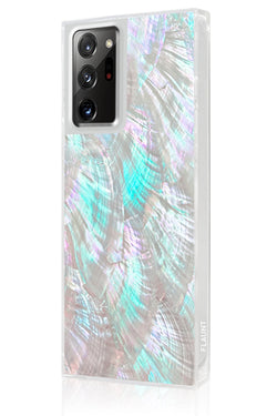 Mother of Pearl Square Samsung Galaxy Case #Galaxy Note20 Ultra