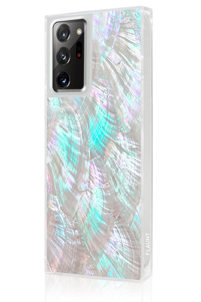 Mother of Pearl Square Samsung Galaxy Case #Galaxy Note20 Ultra