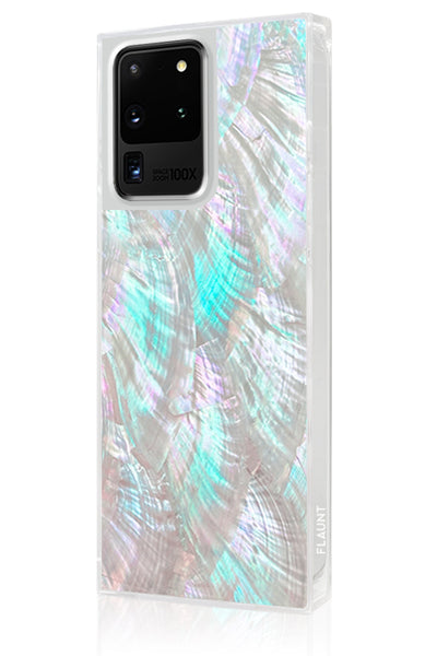 Mother of Pearl Square Samsung Galaxy Case #Galaxy S20 Ultra