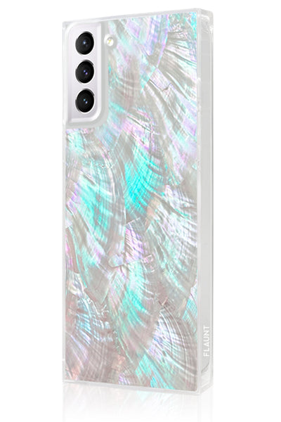Mother of Pearl Square Samsung Galaxy Case #Galaxy S21
