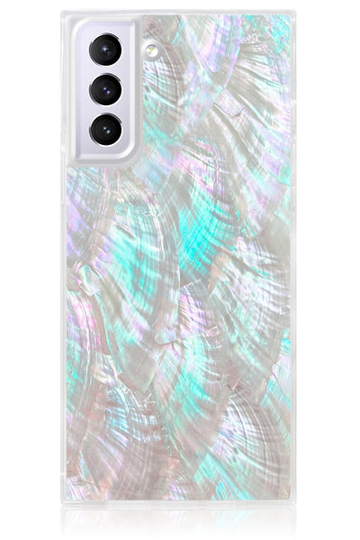 Mother of Pearl Square Samsung Galaxy Case #Galaxy S21 Plus