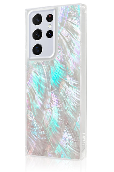 Mother of Pearl Square Samsung Galaxy Case #Galaxy S21 Ultra