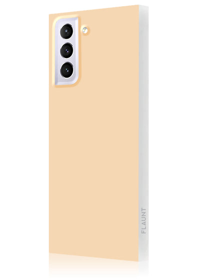 Nude Almond Square Samsung Galaxy Case #Galaxy S22 Plus