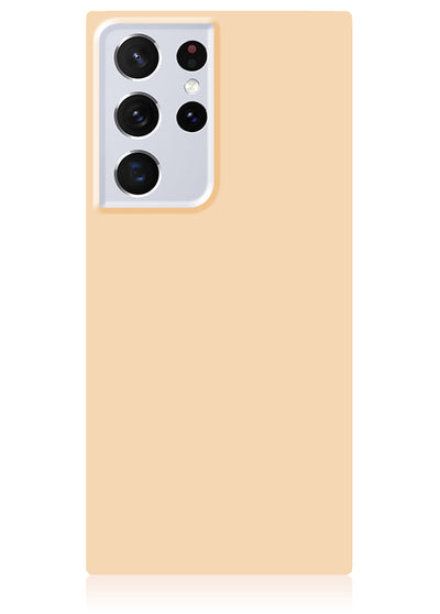 Nude Almond Square Samsung Galaxy Case #Galaxy S22 Ultra
