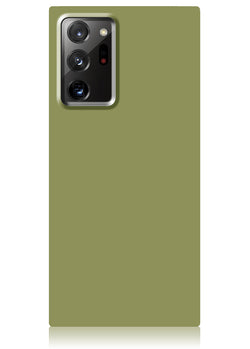 Olive Green Square Samsung Galaxy Case #Galaxy Note20 Ultra