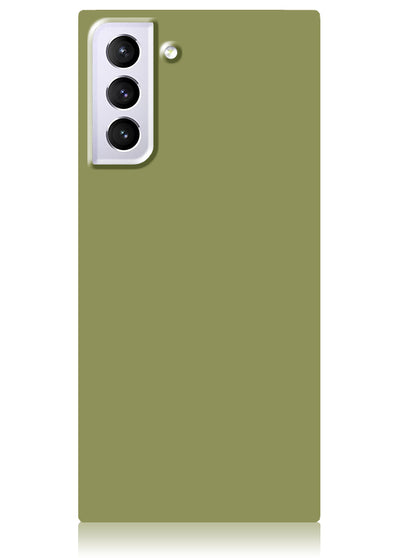 Olive Green Square Samsung Galaxy Case #Galaxy S21 Plus