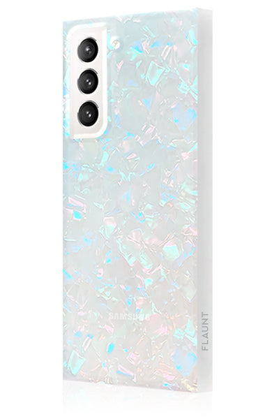 Opal Shell Square Samsung Galaxy Case #Galaxy S23 Plus