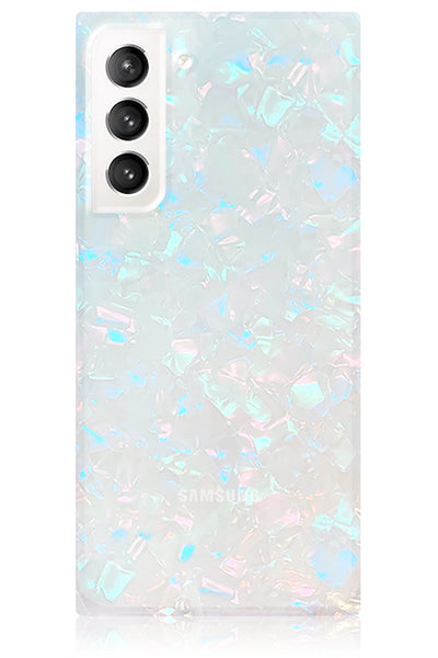 Opal Shell Square Samsung Galaxy Case #Galaxy S23 Plus