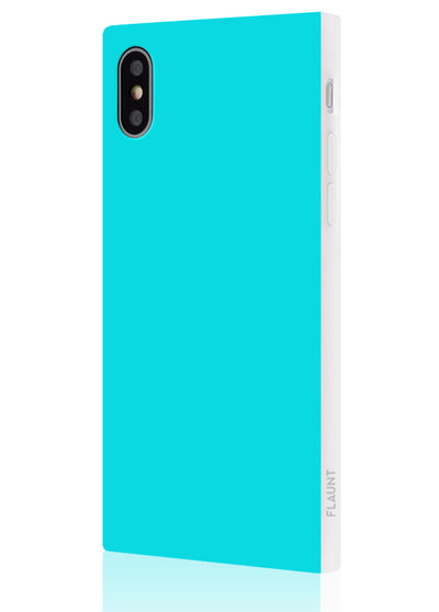 Aqua Square iPhone Case #iPhone X / iPhone XS