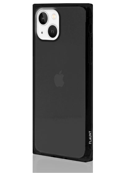 Black Clear Square iPhone Case #iPhone 13