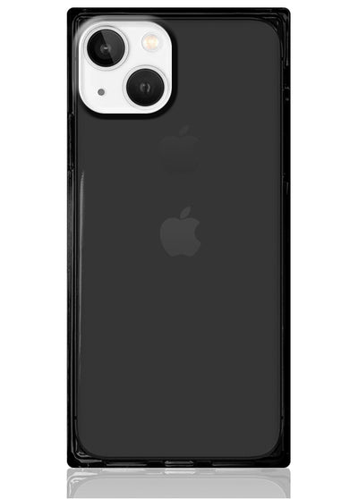 Black Clear Square iPhone Case #iPhone 14 Plus
